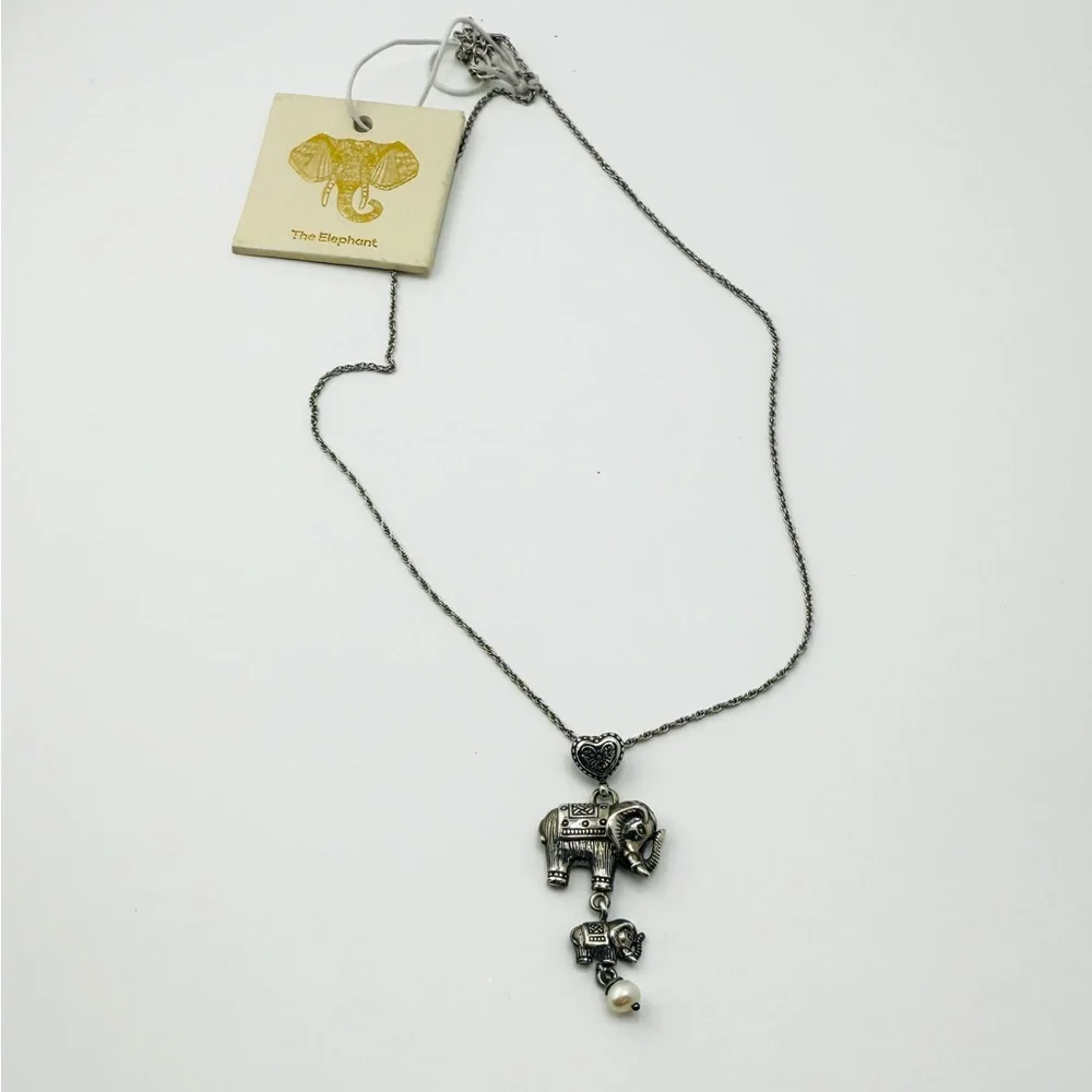 Annika Witt Bali Sterling Silver Good Luck Elephant Necklace - Picture 3 of 13